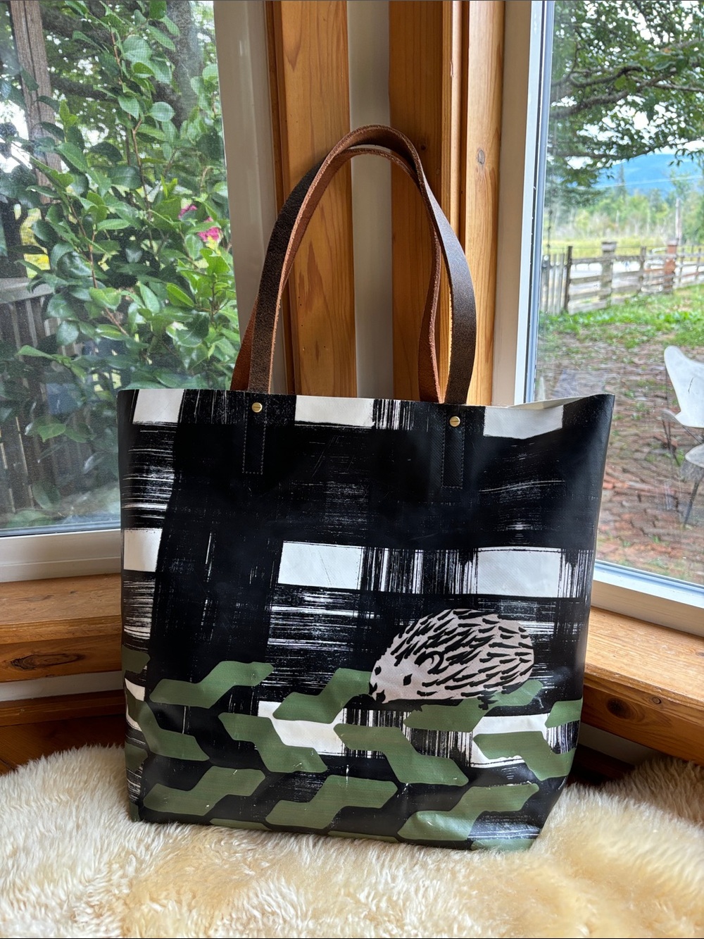 Super Rare Kestrel Roaming Hedgehog Tote